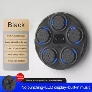 Музыкальный боксерский тренажер настенный боксерский тренажер с подсветкой электронные боксерские лапы для детей и взрослых домашние упражнения