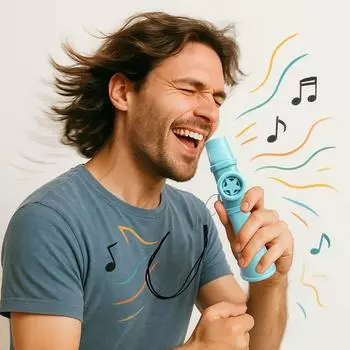 Музыкальный инструмент и простая в игре жужжащая игрушка для начинающих, не требующая обучения One Size синий