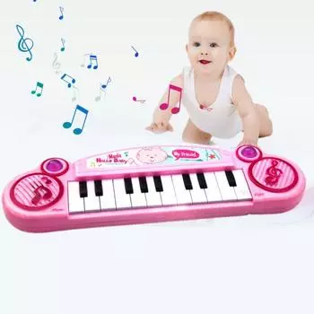 Музыкальный инструмент игрушка 12 масштаб просветление красочный практичный ребенок младенец малыш дети электронная клавиатура для подарка