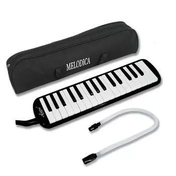 Музыкальный инструмент Melodica с 32 клавишами и мундштуком с ремешком для сумки