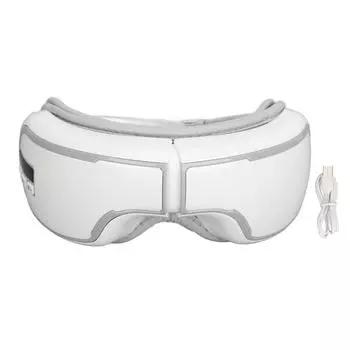 Музыкальный массажер для глаз с Bluetooth и функцией снятия усталости с помощью USB-зарядки, горячий компресс, компрессионная маска для глаз