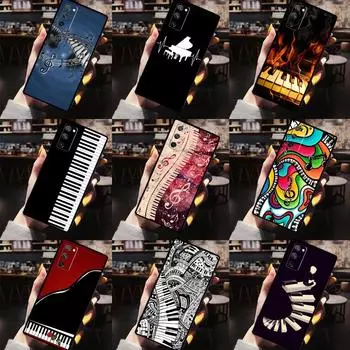 Музыкальный пианино элегантный чехол для Samsung Galaxy S21 S22 Ultra Note 20 S8 S9 S10 Note 10 Plus S20 FE чехол для телефона Galaxy S9