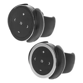 Музыкальный плеер контроллер рулевого колеса автомобиля пульт дистанционного управления воспроизведением музыки Bluetooth-совместимый с кронштейном для телефона IOS Android