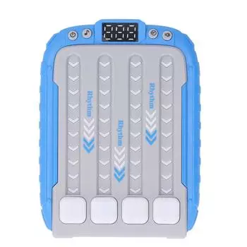 Музыкальный ритм игровой автомат быстрое нажатие быстрое нажатие игровая консоль портативная игра-головоломка для снятия стресса синий