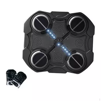 Музыкальный тренажер для бокса Электронная настенная мишень Ритм для чёрный