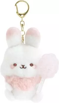 MV31901 Sugar Cocomoo and Candy Hanging Plush Toy Sugar Cocomoo San-X Rolly Pop s Day