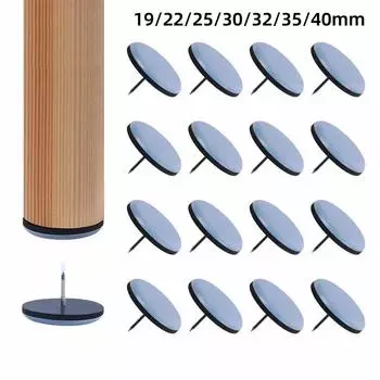 Mveis Leg Sliders com ps de unhas, movendo Gliders, Mover Floor Protector para Mesas Sofs Recliners, 20Pcs