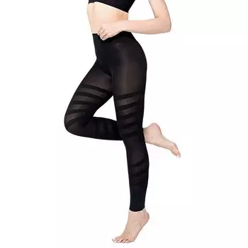 [MWDGHIOP] компрессионные леггинсы компрессионные гетры носить Дамы с тугими животами 10 минут длина черный L