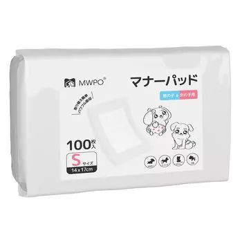 Mwpo Pet Dog Diaper Manners 100 Manners Belt Sanitary Pee Absorbing Sheet для очень маленьких размеров 864B Подгузник, вкладыш, прокладка, детали, прокладка для мальчиков, для девочек