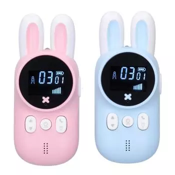 MX-XJ11 Детские рации портативные 3 км дальнего действия UHF рации игрушки со шнурком