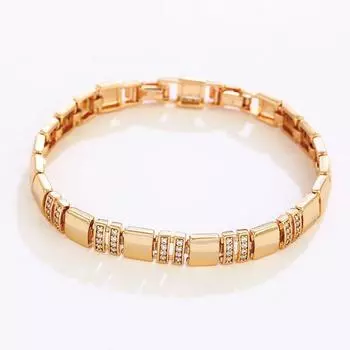 Mxgxfam (Гарантия 2 года ) (20 см х 7 мм )Позолоченные кубические часы-браслеты из циркония для женщин и мужчин, модные ювелирные изделия 20cm