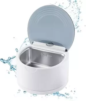 Mxmoonant Зубной протез Ультразвуковой Ультразвуковой Протез 5 Минут Автоматический Мини Зубной протез Ультразвуковой Плохой Мощный Японский Инструкция По Эксплуатации Включено Очиститель,