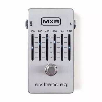 MXR Effector M109S 6-полосный эквалайзер 6-полосный эквалайзер серебряный