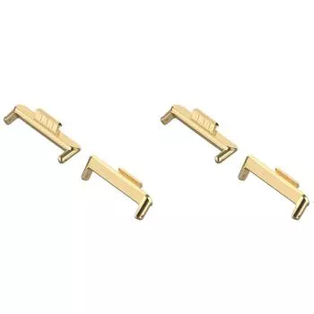 MY# 1 пара металлических разъемов 20 мм для смарт-часов Huawei Watch Fit 3 (Золото)