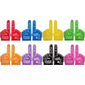 MY# 1PCS Мультяшный Гигантский Приветствие Нет. 1 палец ладони Жест победы Чирлидинг P