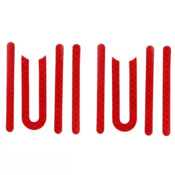 MY# 2 Set PVC Electric Scooter Warning Reflective Stickers for M365 E-Scooter Pa