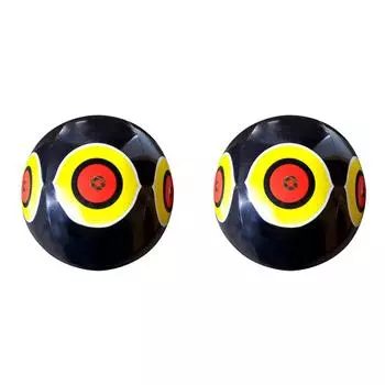 MY# 40CM надувной отпугиватель птиц, отпугивающий воздушные шары для глаз (черный)