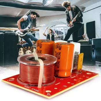 MY# 5PCS 80W 2 Way Hi-Fi Speaker Frequency Divider Speaker Audio Crossover