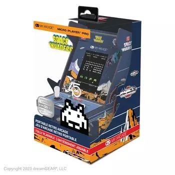 My Arcade Space Invaders Micro Player Pro Mini Arcade Machine Полностью играбельная видеоигра для коллекционера 6,75 DGUNL-7004