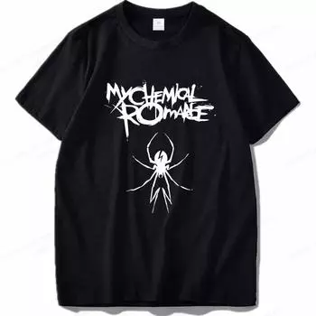 My Chemical Romance футболка женская модная футболка крутая хип-хоп мужская футболка повседневная летняя винтажная аниме унисекс топ футболка XS