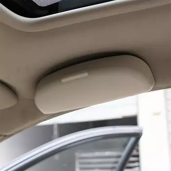 My Good Car ABS автомобильный Стайлинг чехол-держатель для очков держатель для солнцезащитных очков коробка для автомобиля Ford C-Max Cmax 2011-2017 бежевый