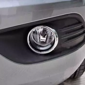 My Good Car ABS Chrome Передняя противотуманная фара Противотуманные фары Крышка-наклейка для Ford Focus 2 Mk2 2009 2010 2011 2012 серебряный