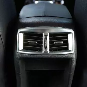 My Good Car ABS Хромированный внутренний подлокотник, задняя вентиляционная крышка, накладка, наклейки для Peugeot 3008 2013-2018, автомобильные аксессуары серебряный