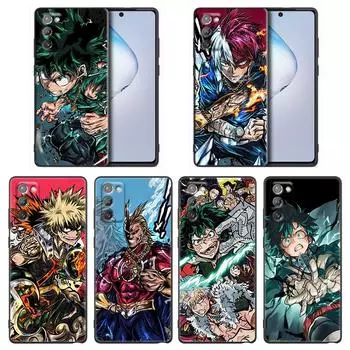 Чехол для телефона My Hero Academia Anime Samsung Galaxy A91 A73 A72 A71 A53 A52 A7 M62 M22 M30s M31s M33 M52 F23 F41 F42 5G 4G Fundas Samsung F23