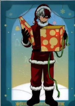My Hero Academia Christmas Clear File Shoto Todoroki