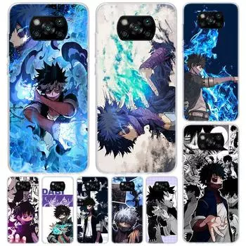 Чехол My Hero Academy Dabi Bnha для Xiaomi Poco X3 X4 NFC M3 M2 M4 Pro, чехол для телефона F3 F2 F1 Mi Note 10 Lite A3 A2 A1 CC9 с принтом C Xiaomi Poco X3