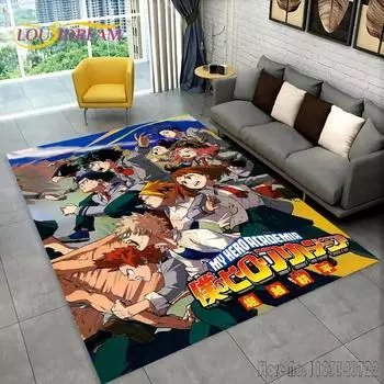 My Hero Academia Japan Anime Rug Carpets 80x120cm Decor for Bathroom Kids Floor Mat Living Room Children s Sleeping Sofa A 40x60cm