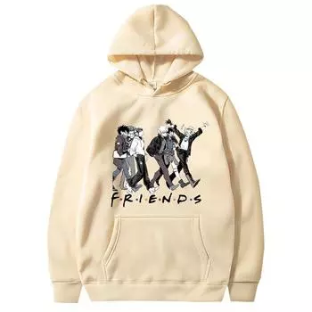 My Hero Academia Осенний повседневный свитер Midoriya Izuku с принтом Толстовка с капюшоном Модные толстовки Япония Аниме Хип-хоп толстовка Одежда XS чёрный