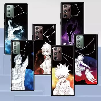 My Hero Boku No Hero Academia Case for Samsung Galaxy Note 20 Ultra 10 Lite 9 8 A12 A52 A51 S20 FE A50 Black Soft Phone Coque Samsung Note20 Ultra