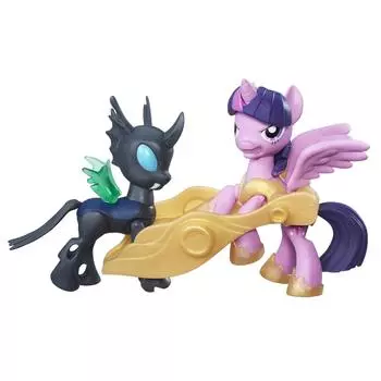 My Little Pony Дружба — это чудо Стражи гармонии Фан-сериал Эксклюзив из американского магазина Принцесса Твайлайт Спаркл против Подменыша