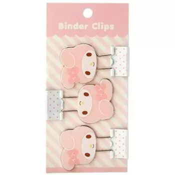 My Melody face shape clip 3p, 1 шт., популярный персонаж в Корее