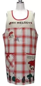 My Melody Print Apron Sanrio Red 25327028