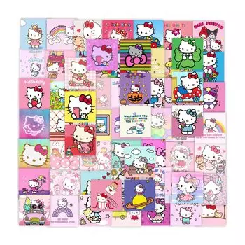 My Melody Sticker Hello Kitty Sticker Set of 63 Hello Kitty Waterproof Seal Vans Seal Sticker Suitcase Guitar Car Motorcycle Bicycle Helmet Skateboard