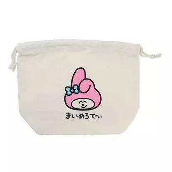 My Melody [Сумка на шнурке] Мешочек с ластовицей/Ящик x Sanrio Персонажи Sanrio