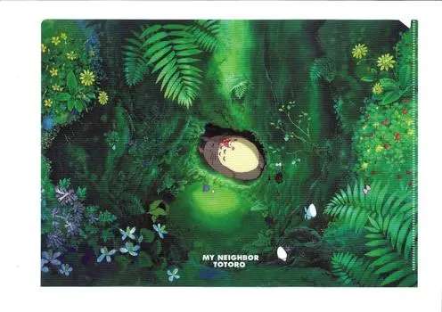 My Neighbor Totoro A4 Clear File ART Series Bed Totoro s