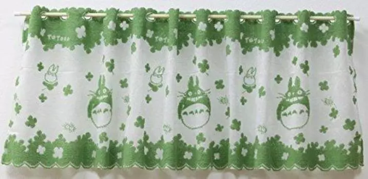 My Neighbor Totoro Cafe Curtain Pile 150 x 45cm Small Window Curtain Noren Studio Ghibli Cafe Totoro [IT] [DM] (#9893139) Size