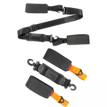 MY# Нейлоновые регулируемые ремни для саней Ремень для переноски лыжной палки на плечо S orang