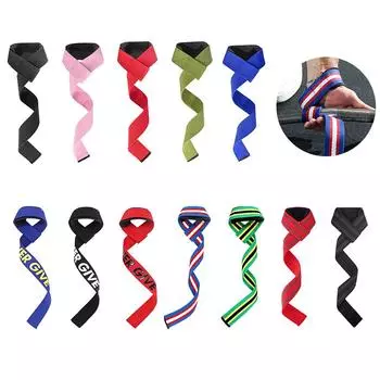 MY# Нейлоновый ремень для запястья DeadLift, противоскользящий ремень для бодибилдинга Blue