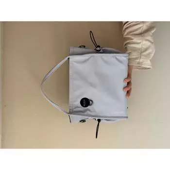 My New Arrival Large Capacity Tote Bag Niche Style Work Clothing Satchel Shoulder Bag Minimalist All-Match Crossbody Bag Fashion Fashion Grey small size