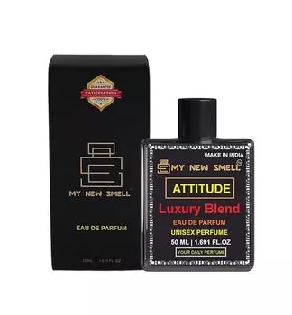 My New Smell ATTITUDE Духи для мужчин и женщин 50 мл | ЭДП | Свежий и стойкий аромат | Водный, Древесный | Унисекс Духи | Подарок для мужчин и женщин 50 ml