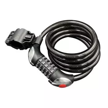 My Pallas Dial Type Wire Lock General Purpose Parts Cross Bicycle Black MP-LK20 Bike/MTB/Folding Anti-Theft