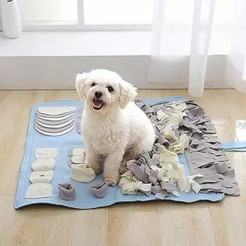 My Pet Пастельный нос, рабочий нос, средний размер 65x65 см, одеяло для носа собаки, коврик для игрушек, одеяло для лечения, 1 шт., небо