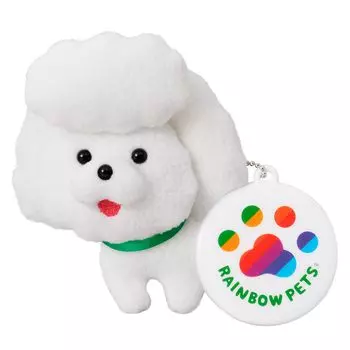 My Pet Plush Toy Rainbow Pet Toy Poodle [Rainbow Pet] (White) белый