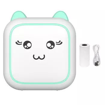 MY# Принтер для самоклеящихся этикеток Термопринтер Bluetooth-совместимые наклейки Ma розовый