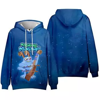 My Singing Monsters Men Women Hoodies Autumn Casual Pullover Sweats Hoodie Fashion Hip Hop Sweatshirt Clothes XS