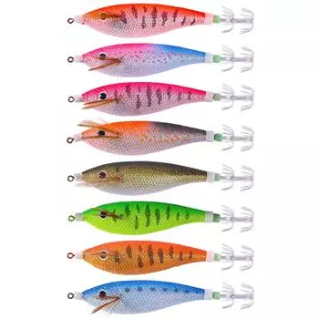 MY# Светящиеся крючки для кальмаров 11 см/13,4 г Искусственная горизонтальная приманка для троллинга в виде кальмара(Бла